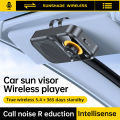 Car Bluetooth 5.4 Speaker Car Phone HandsFree Wireless Bluetooth Speaker Kit with Visor Clip Support Siri  Voice Assistant. 