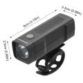 Bright Bicycle Light T6 LED Front USB Rechargeable MTB Mountain Bicycle Lamp 100LM Bike Headlight Flashlight Cycling Scooter.