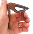 Miwayer Guitar Capo for Acoustic and Electric Guitars Rosewood Color with 5 Picks.