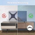 New Universal TV Base Stand Legs With Screws Black TV Stand Base Mount Tabletop Adjustable Hardware Bedroom.