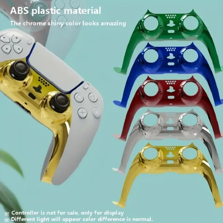 Chrome%20Black%20Glossy%20Chrome%20DIY%20Replacement%20Controller%20Shell%20for%20PS5%20Custom%20Plates%20Cover%20Compatible%20Upgrade%20For%20PS5%20Slim%20-%20Image%207