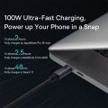 Baseus 100W USB C To Type C Cable For iPhone 15 Plus Pro Max PD Fast Charging Charger Cable Data Cord For Macbook .