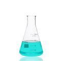 Glass Conical Flask 50ml (1–6 Pcs) – Borosilicate 3.3 Laboratory Erlenmeyer Narrow neck Flask with Graduated Markings – Durable, Heat & Chemical-Resistant Low Form Flask for Mixing, Heating, Experiments, and Storage in School, College, Professional Labs. 