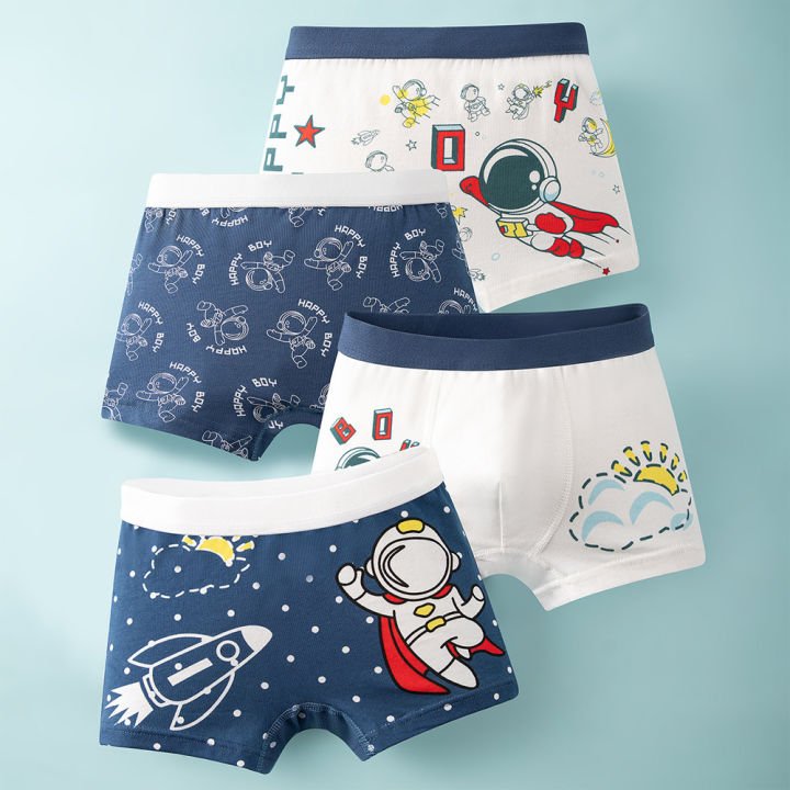 1/4/8/12%20Pcs/pack%20Boys%20Boxer%20Briefs%20Kids%20Cotton%20Underwear%20Baby%20Boy%20Underpants%20Teenager%20Cartoon%20Print%20Soft%20Children%20Panties%204-12Y%20-%20Image%202