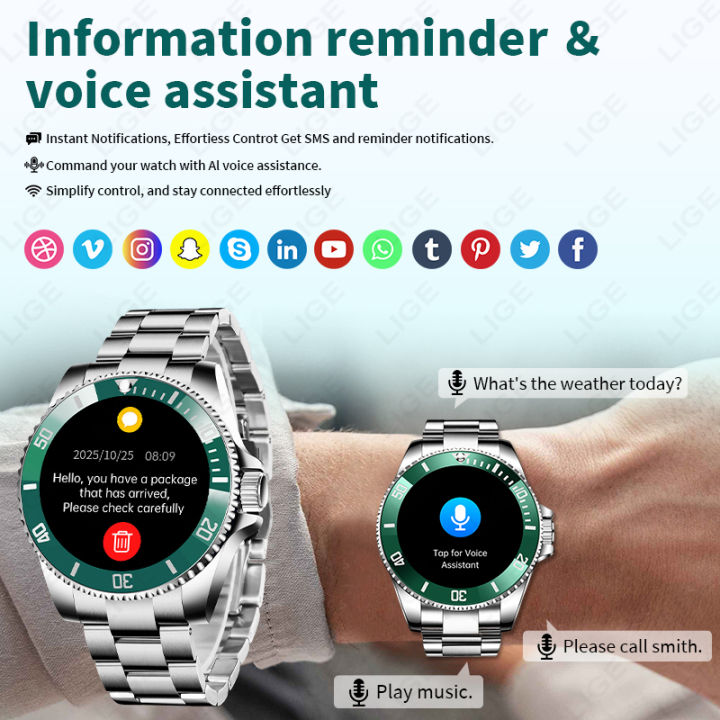 LIGE%20Original%20New%20Smart%20Watch%20100+%20Sports%20Modes%20IP68%20Waterproof%201.27''%20HD%20Screen%20Bluetooth%20call%20smart%20watchs%20for%20men%20Android%20IOS%20-%20Image%203