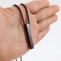 Necklace Stick Chain Men's and Women's Jewelry HIYEE Stainless Steel  Gift Party and Wedding Non-fading Waterproof Charm Jewelry. 