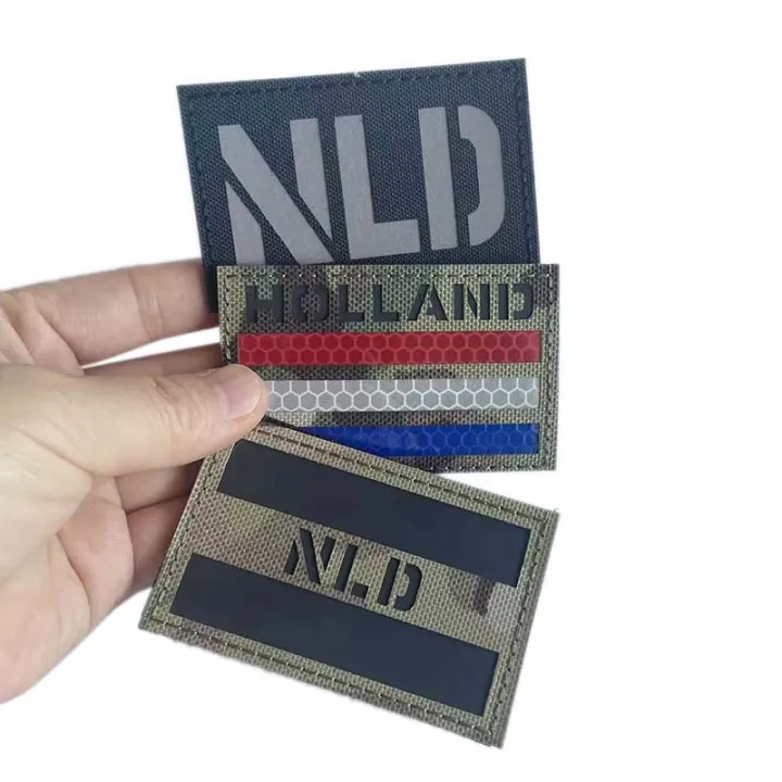 Netherlands%20Flag%20%20Emblem%20Applique,PVC%20Dutch%20Flag%20Sticker,Holland%20Badge%20IR%20Reflective%20Patches%20for%20Backpack,Vest%20,Clothing%20-%20Image%203