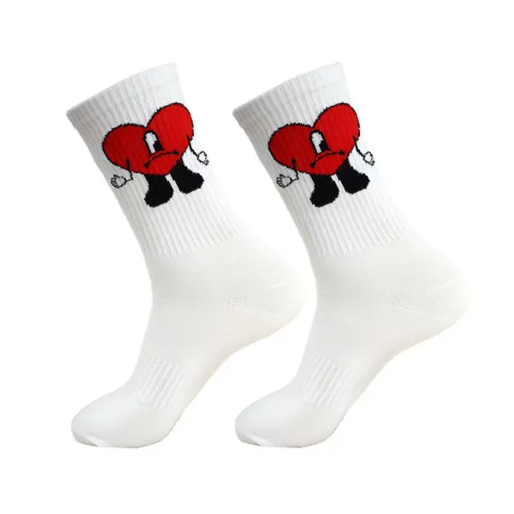 Street%20Bad%20Bunny%20Adult%20Knitting%20Socks%20Anime%20Cosplay%20Red%20Heart%20Cotton%20Cartoon%20Personality%20Socks%20Trend%20Stockings%20Gift%20-%20Image%203