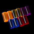 【2Pcs Compact Transparent Snooker Cue Accessory Billiard Cue Ferrule Replacement Pool Cue Ferrule Kit For Pool】. 