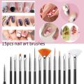 15pcs Fine Detail Paint Brush Set - Miniature Paint Brush For Detailing & Art Painting - Acrylic, Watercolor, Oil,Models. 