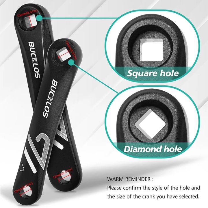 BUCKLOS%20Bike%20Crank%20Arms%20Aluminum%20Alloy%20Bicycle%20Spinning%20Cranks%20152mm%20170mm%20175mm%20Bicycle%20Repairing%20Cranks%20Arms%20MTB%20Bike%20Part%20-%20Image%202