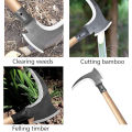 1PC High Manganese Double Scythe Steel Grass Sickle Multi Functional Lawn Mower Cutting Trees Sickle Outdoor Agricultural Tools. 