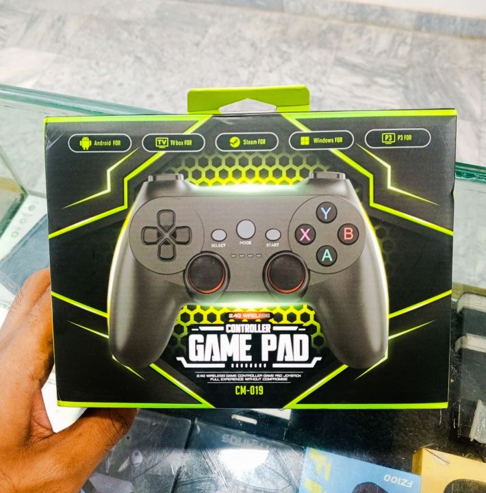 CM-019 2.4G Wireless Gamepad Controller for Android, Windows, TV Box, and PS3