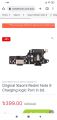 Redmi note 9  charging logic board. 