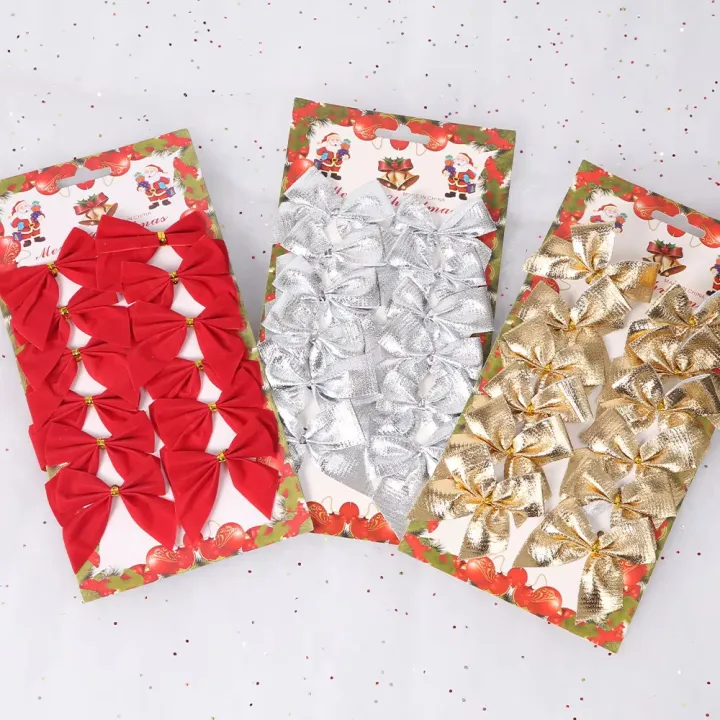 12/24/36Pcs%20Christmas%20Decoration%20Bow%20Red%20Gold%20Xmas%20Tree%20Bowknot%20Pendant%20Ornaments%20for%20Home%20Decor%20Navidad%20New%20Year%20Party%20%20-%20Image%204