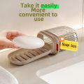 1/2pcs Creative Travel Soap Box with Lid Sealed and Drainable Portable Small Soap Box for Business Trip Travel Soap Box. 