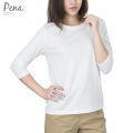 Pena house three-quarter sleeve basic T-shirt pstl001. 