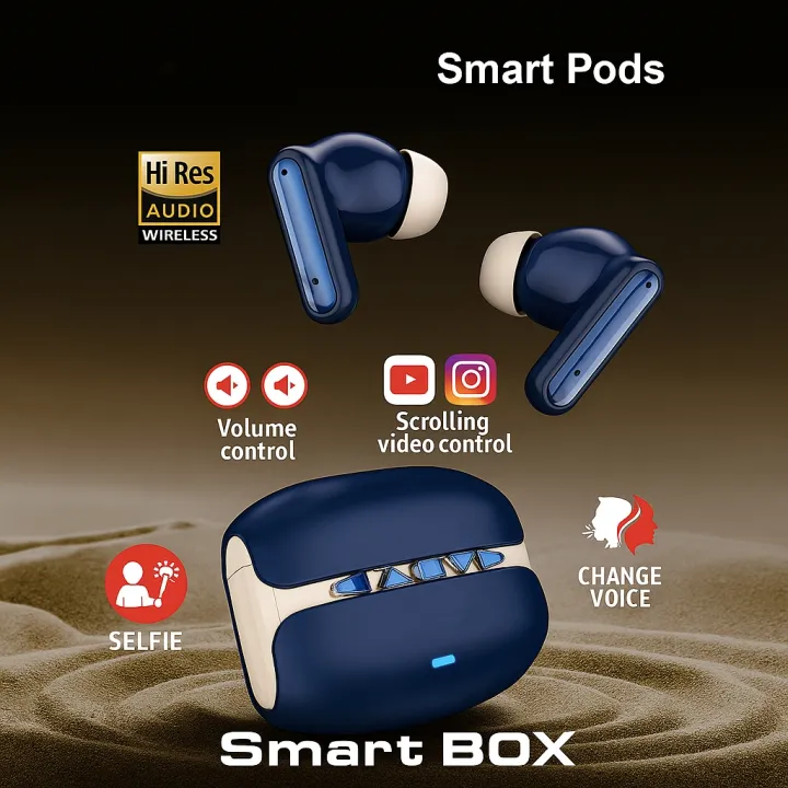 🎧 Smart Pods — Smart Box Highlights New 2025 Earbuds | Daraz.com.np