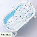 Baby Bath Net Mat Children Newborn Adjustable Bathtub Pillow Seat Cushion Cross-shaped Anti-slip Bathtub Shower Cradle Bed Seat.