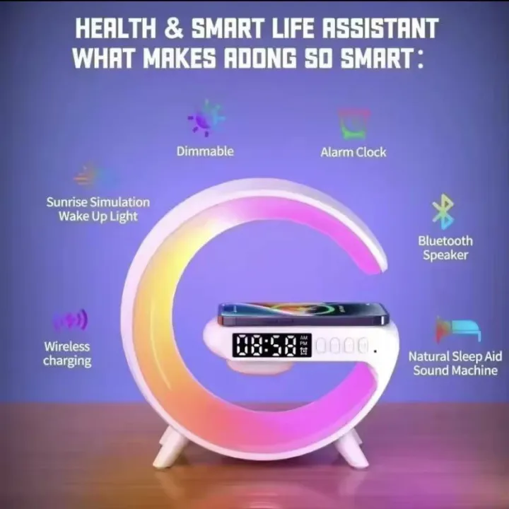 G63%20Speaker%20Lamp%20-%20APP%20Control%203%20in%201%20Multi-Function%20Bluetooth%20Speaker%20With%20Wireless%20Charging,%20RGB%20Light%20and%20Alarm%20Clock%20-%20Charger%20G%20Lamp%20with%20Sunrise%20Alarm%20for%20Bedroom%20&%20Bedside%20table%20and%20k12%20tws%20jbl%20-%20Image%205
