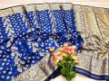 Soft silk katan  Saree For Women Without Blouse Pieces -Japani Silk Saree. 