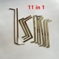 New 6 pieces/11 pieces Lock Tension Wrench ,Replacement Turning Tool Locksmith Pick Tool. 