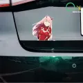 DARLING in the FRANXX National Team Car Window Motorcycle Waterproof Reflective Sticker. 