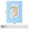 Friends: Hercules & Pegasus Throw Blanket Cute Blanket Vintage Blanket. 