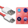 Orignal Oneplus 80w Charging 6.5A Cable Type C,Warp Charger SuperVooc Fast Charge Cable 100w , 65w , 30w for Oneplus 11 10 Pro 9 10T 9R 10R 8T 8 7T 7 6 6T 5T Nord N20 SE N10 N300 CE 2 Lite 2T N100 N200. 