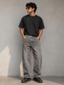 Baggy Full Length  Jeans Pant For Men| Loose Baggy Black Pant For Men. 
