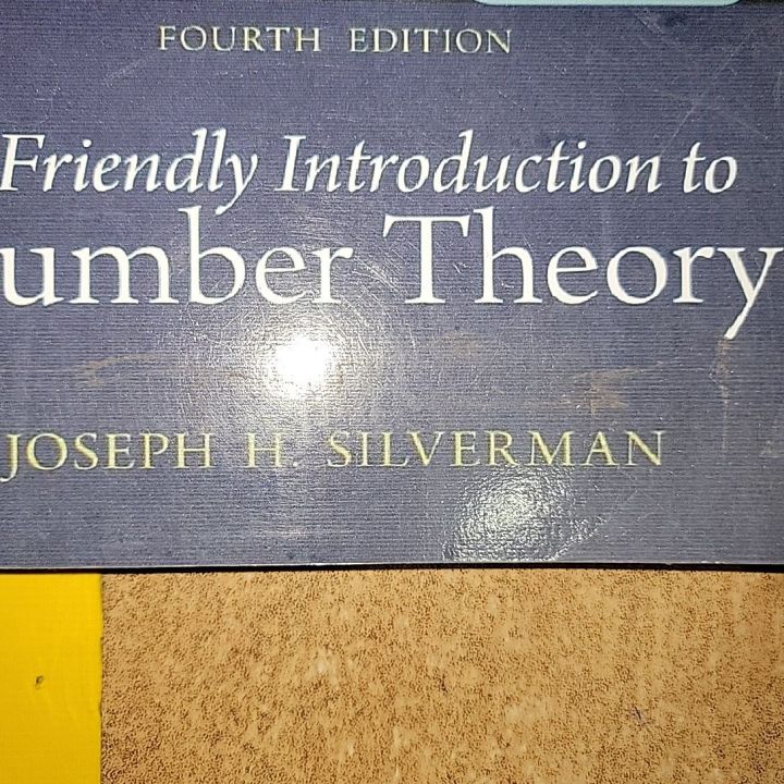 A Friendly Introduction to Number Theory By Joseph H. Silverman