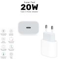 Apple - 20W USB-C Charging Adapter with Free Charging Cable. 