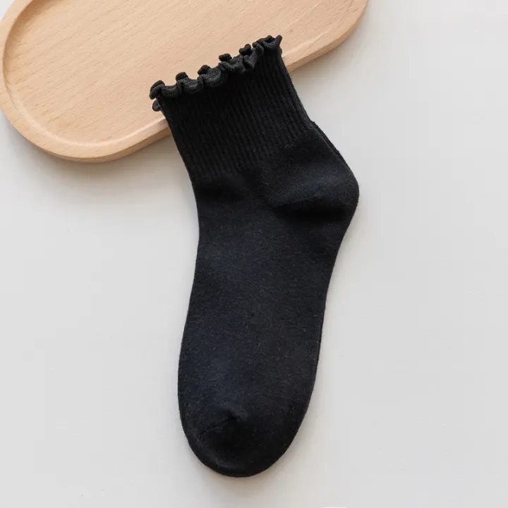 Socks%20For%20Women%20Cute%20New%20Summer%20Japanese%20Style%20Breathable%20Girls%20Short%20Socks%20Kawaii%20Solid%20Color%20Frilly%20Ruffle%20Socks%20Casual%20Sweet%20-%20Image%207