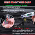 6V 12V 24V Auto Truck Voltage Circuit Tester DC Digital Display Long Probe Pen Light Bulb Automobile Diagnostic Tool Auto Repair.