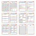 Declutter Planner 2026 Coloring Schedule Organizer Goal Planner Workbook Monthy Planner for Daily Task Management notebook. 
