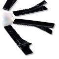 10 Pcs Black Hair Clips for Jewelry Making. 