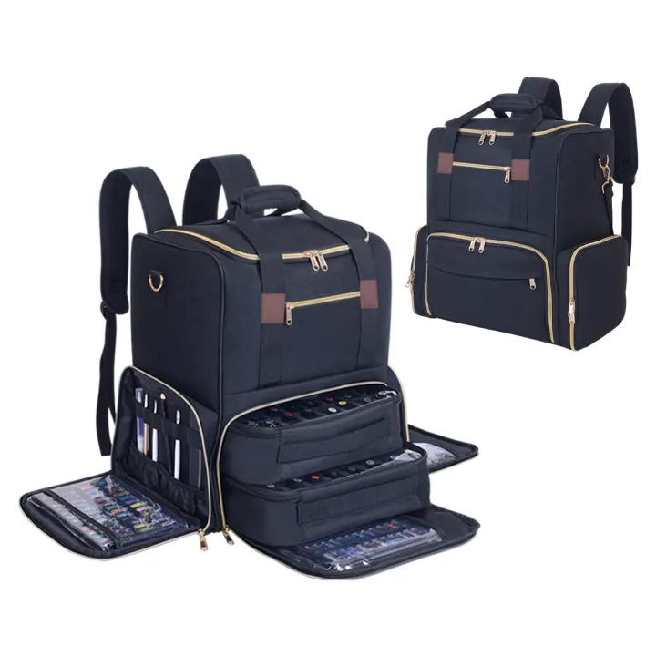 UOZL%20Nail%20Polish%20Organizer%20Backpack%20Holds%2080%20Bottles%20and%20a%20Nail%20Lamp%20Supplies%20with%202%20Removable%20Cases%20Storage%20Bag%20Professional%20Tr%20-%20Image%208