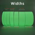 Luminous Tape Green Warning Ground Light Storage Stair Anti Slip Sticker Reflective Fluorescent Tape. 
