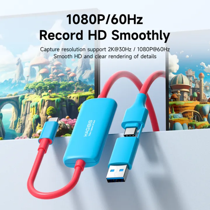 Hagibis%20USB3.0%20Video%20Capture%20Card%20with%20100W%20PD%20USB%20C%20to%20USB%20A/C%20Live%20and%20Record%20Video%20Audio%20Gaming%20for%20Quest%202%203%20Switch%201/2%20ROG%20-%20Image%205