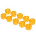 10Pcs/pack 2.5cm Electric Guitar Effect Pedal Foot Nail Cap Amplifiers Candy Color Foot Switch Toppers Knob Accessories. 