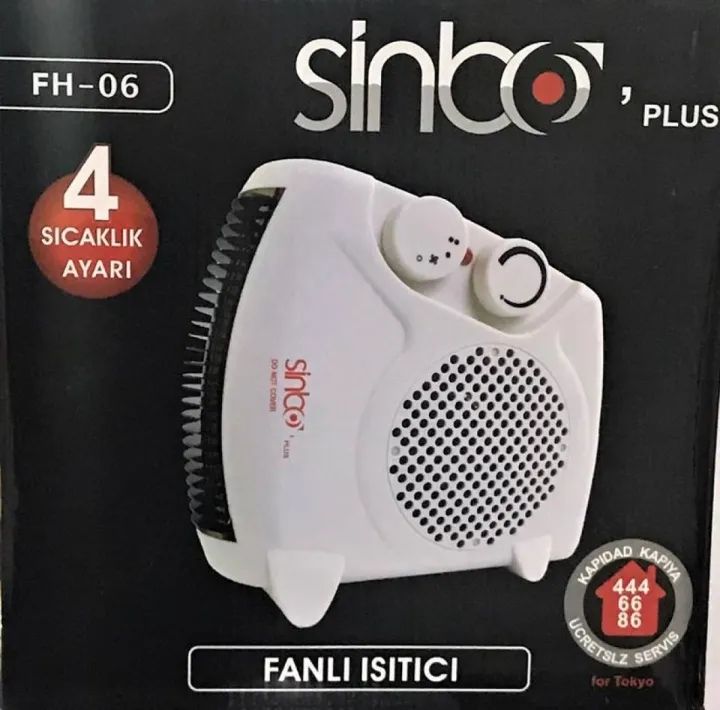 Room Heater Fan Electric Heater Dual Thermal Control