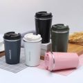 500-380ml Thermos Flask Coffee Mug Thickened Big Car Thermos Mug Travel Thermo Cup Thermosmug For Gifts Vacuum Flask Multi-color. 