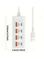 8-port USB adapter, equipped with 4 USB 3.0 ports and 4 PD fast charging ports - 25W power output. 