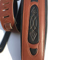 Adjustable Leather Guitar Strap Soft Widen Thicken Durable Shoulder Belt for Electric Acoustic Bass Wooden Guitar 2 Color Option. 