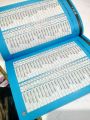 TABLE BOOK , PARTS OF BODY , URDU COUNTING, CHILD EARLY LEARNING. 