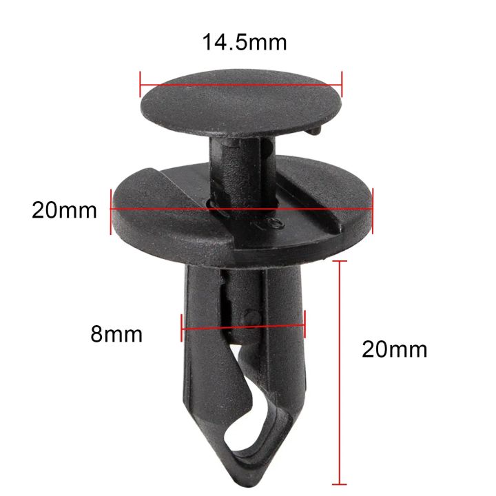 100/50PCS%208mm%20Car%20Replacement%20Push%20Pin%20Rivet%20For%20Car%20Bumper%20Trunk%20Fender%20Lining%20Snap%20Clips%20Retainer%20%20for%20Ford%20VW%20Audi%20n807389S%20-%20Image%202