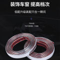 Auto Body Molding Chrome Molding For Trucks Chrome Automotive Trim Silver Soft PVC Chrome Moulding Line Car Line Trim Strip. 