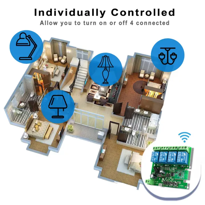 CENFAYA%20eWelink%20WiFi%20RF%204CH%20Smart%20Light%20Switch%205V%2012V%2024V%20Wireless%204keys%20Remote%20Control%20LED%20Door%20Gate%20for%20Alexa/%20Assistant%20lightify%20-%20Image%206