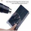 PVC Heated Shrink Wrap Heat Hair Dryer 10 meters long Heated Packing Plastic Material(white). 