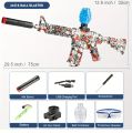 Automatic Rechargeable Electric Gel Blaster Machine ToyGun New Special Edition Trendy Toy For kids &Boys AK47 or MP5 ToyGun with 1,000 Gel Ball Splatter Ball Blaster for Orbeez ToyGun Shooting Games Outdoor Activities-Boys and Girls Team Game. 